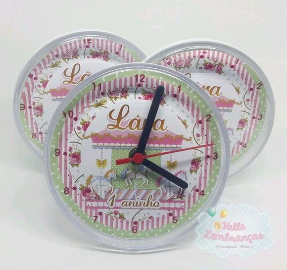 Relógio Personalizado de Mesa/parede