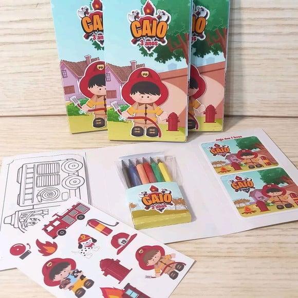 KIT Carteira de Colorir com Adesivo