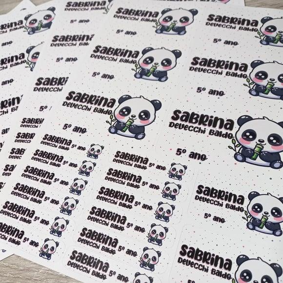 Kit Etiqueta Escolar Personalizada