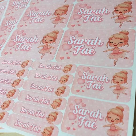 Kit Etiqueta Escolar Personalizada