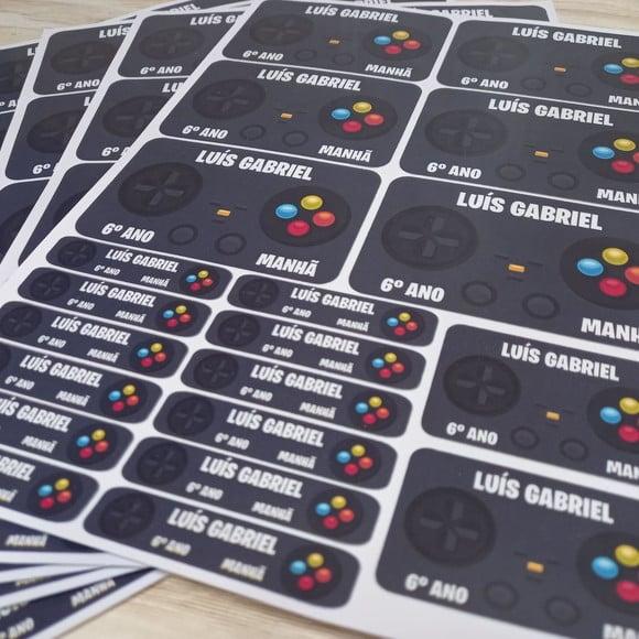 Kit Etiqueta Escolar Personalizada