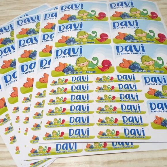 Kit Etiqueta Escolar Personalizada