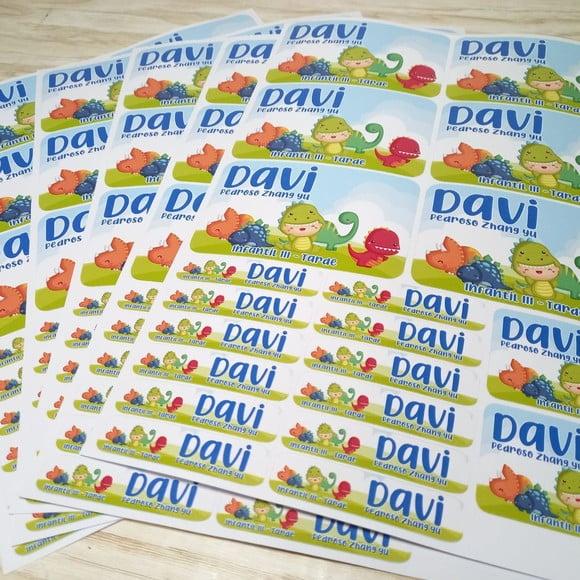 Kit Etiqueta Escolar Personalizada