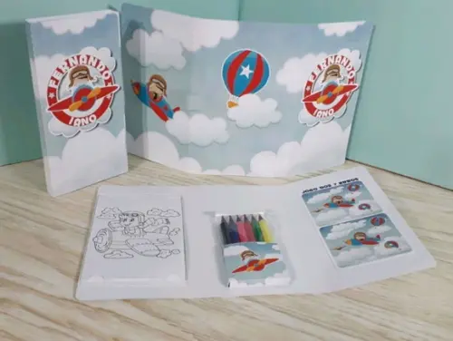 Kit Carteira de Colorir