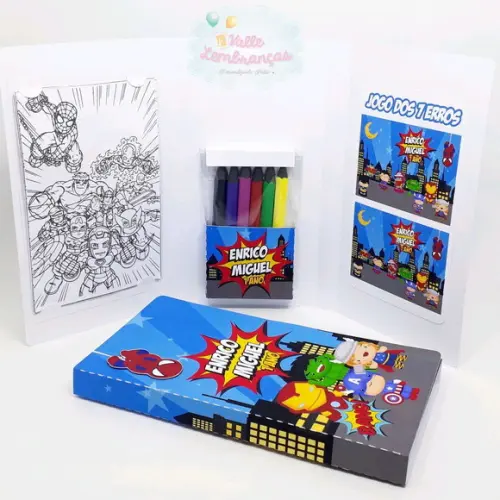 KIT Carteira de Colorir