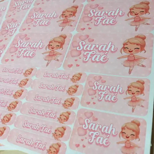 Kit Etiqueta Escolar Personalizada