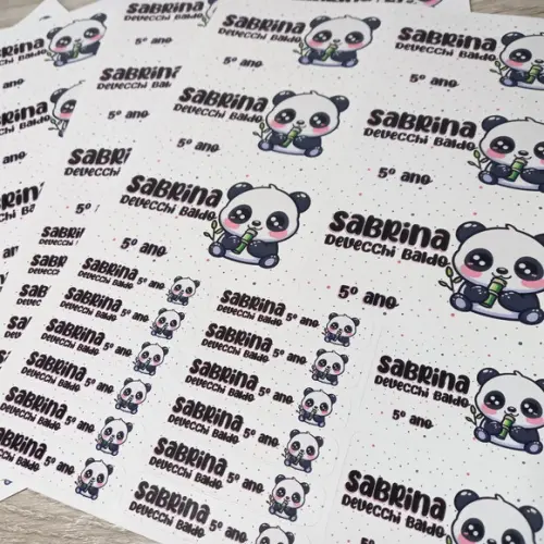 Kit Etiqueta Escolar Personalizada