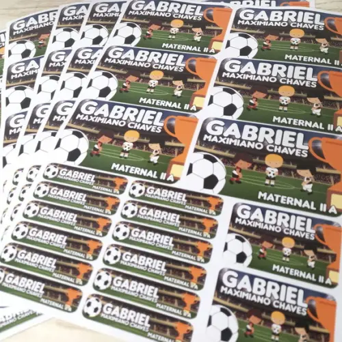 Kit Etiqueta Escolar Personalizada