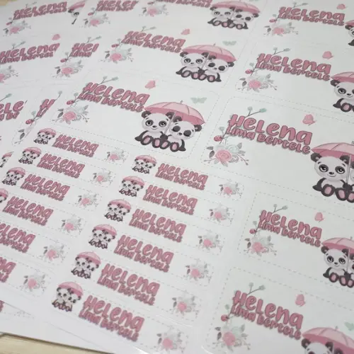 Kit Etiqueta Escolar Personalizada