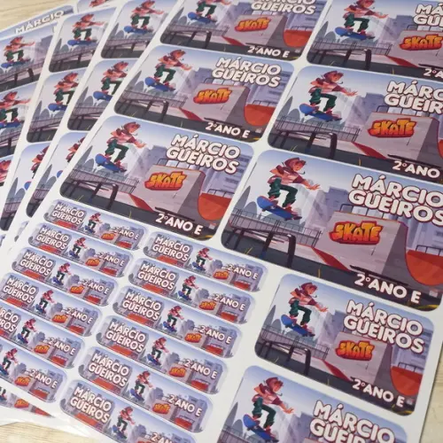 Kit Etiqueta Escolar Personalizada