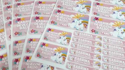 Kit Etiqueta Escolar Personalizada