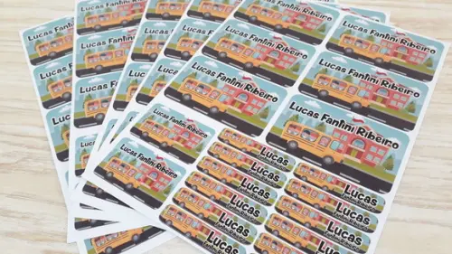 Kit Etiqueta Escolar Personalizada