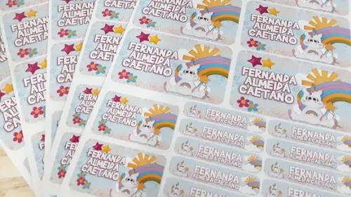 Kit Etiqueta Escolar Personalizada