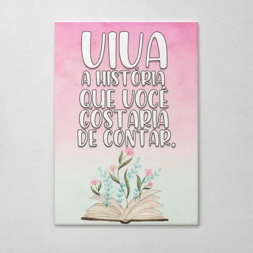 Quadrinho Decorativo Frase