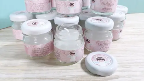 Vela no Potinho Personalizado