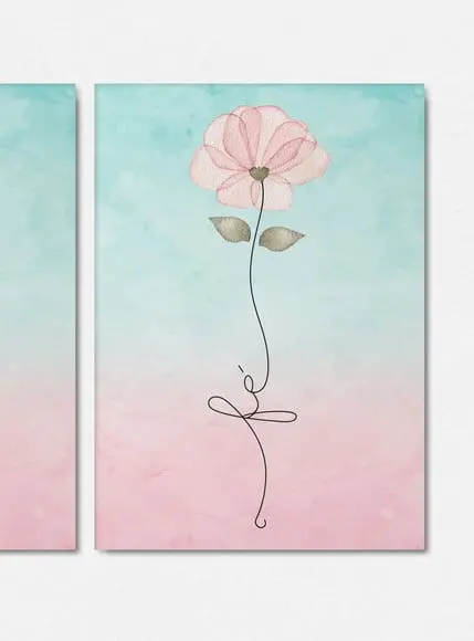 Kit 3 Quadrinhos Paz Amor e Fé 20x28