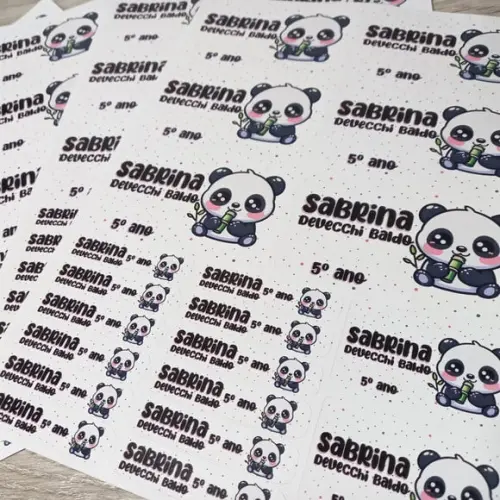 Kit Etiqueta Escolar Personalizada