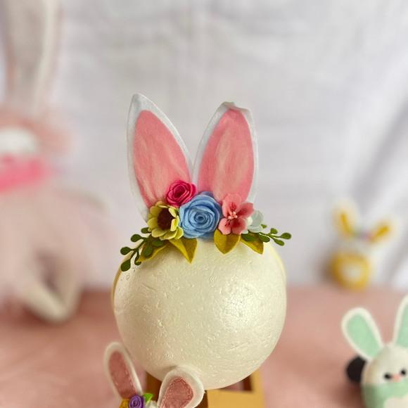 Orelha Coelhinho da Páscoa Floral