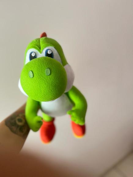 Yoshi do Super Mario em Feltro