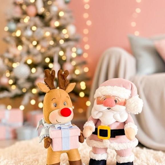 Decoração Natal Noel e Rena Rudolph