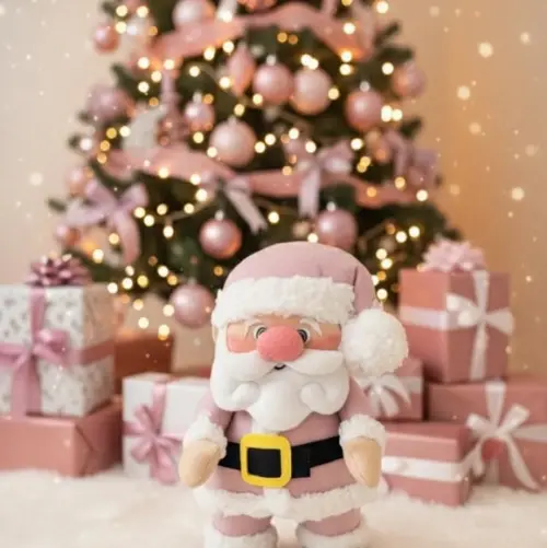 Papai Noel em Feltro Candy Color