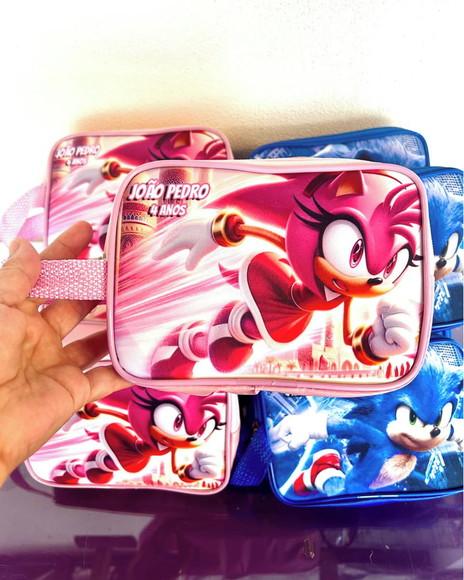 Necesserie Sonic Lembrancinha de Festa