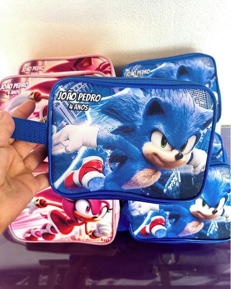 Necesserie Sonic Lembrancinha de Festa