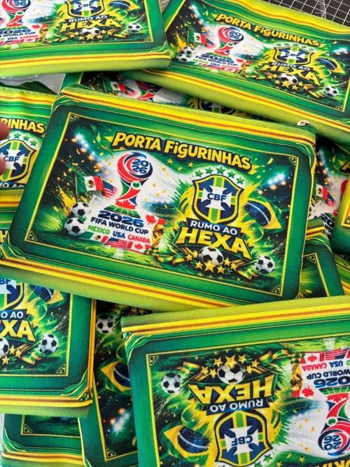 Lembrancinha Porta figurinha  Trionda Copa do Mundo -