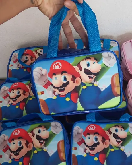 Maleta Super Mario Lembrancinha