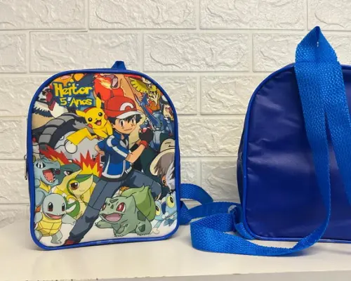 Mochila Lembrancinha Pokemon
