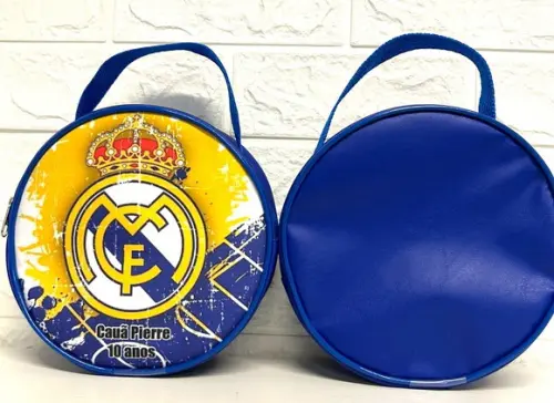 Necesseire Bola Futebol Real Madri