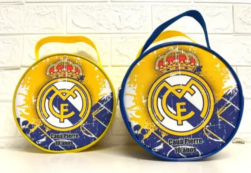 Necesseire Bola Futebol Real Madri
