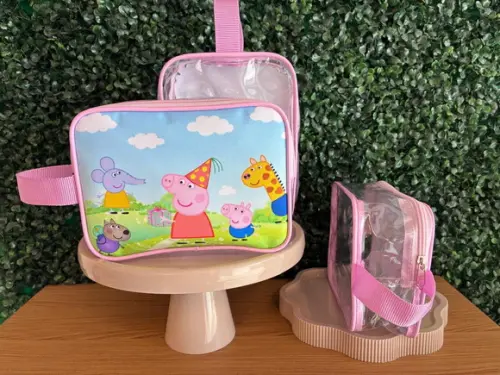 Necesseire Família Pig Lembrancinha para Festa