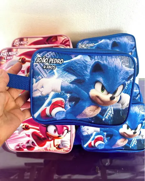 Necesserie Sonic Lembrancinha de Festa