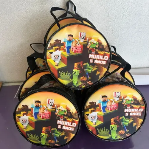 Necesserie Minecraft - Lembrancinha Envio 3 Dias Úteis