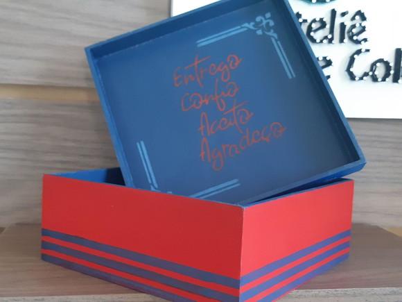 Caixa para Presente Decorada Lembrancinha Dia dos Pais