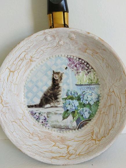 Frigideira Decorada Dupla Gato