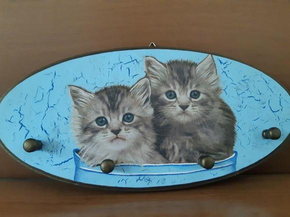 Porta Chaves Gatos