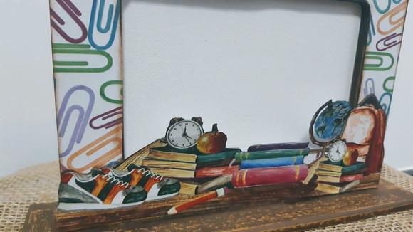 Porta Retrato Em Mdf Decorado Scrapdecor Dia Dos Professores