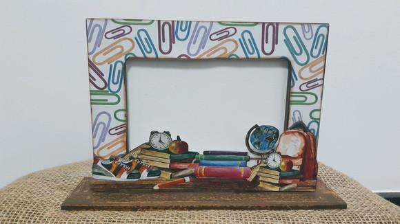 Porta Retrato Em Mdf Decorado Scrapdecor Dia Dos Professores
