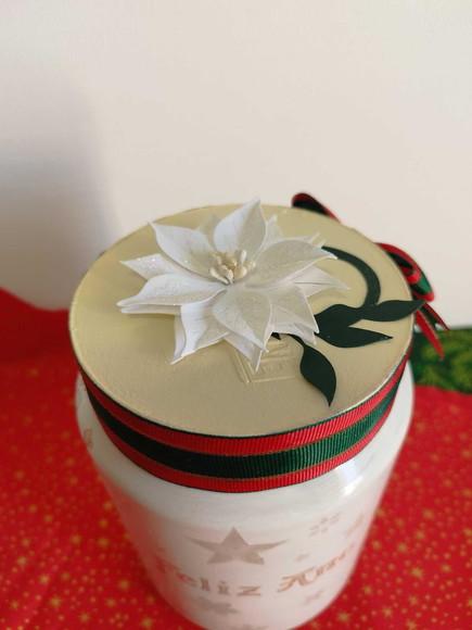 Pote Reciclado Natalino Decoração/presente
