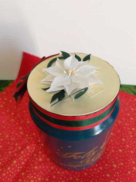 Pote Reciclado Natalino Decoração/presente