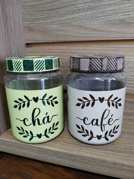 Potes Reciclados para Chá e Café