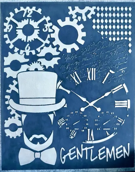 Caixa Decorada Tema Masculino Dia dos Pais