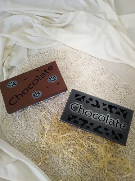 Caixa Decorada MDF para Chocolates corte a Laser Scrapdecor