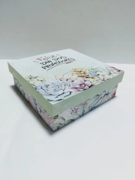 Caixa para Presente mdf Scrapbook Dia dos Professores