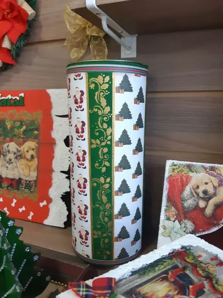 Embalagem para Presente Reciclada com Scrapdecor Natalina