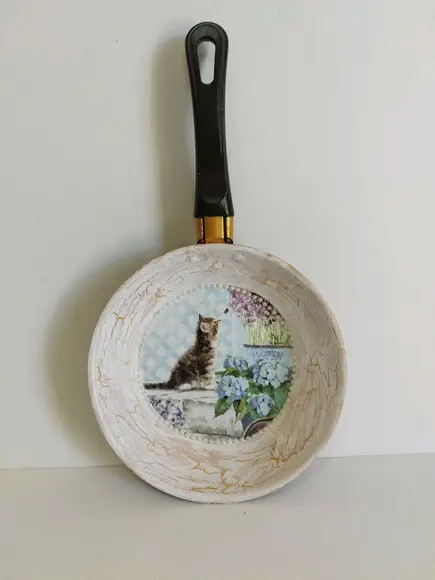 Frigideira Decorada Dupla Gato