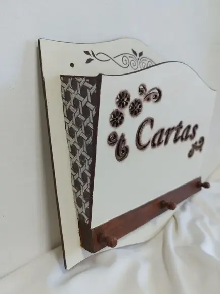 Porta Chaves/cartas mdf Corte a Laser