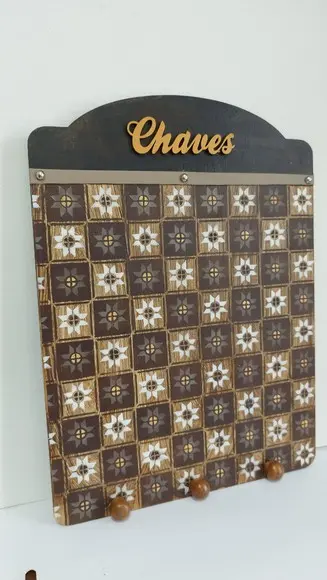 Porta Chaves Marchetaria Lembrancinha Dia dos Pais